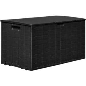 Homeville Hyndeboks sort 122x62x65cm