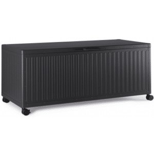 OCEAN Hyndeboks i aluminium og stål H70 x B182 x D89,4 cm - Charcoal